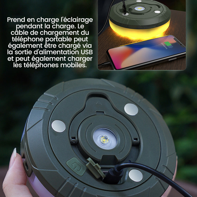 Portable Waterproof Magnetic Camping String Lights with USB Power