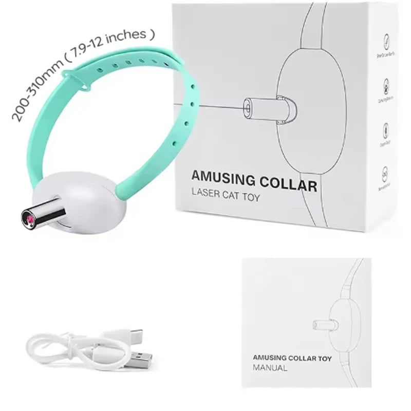 Interactive USB Rechargeable Laser Cat Collar