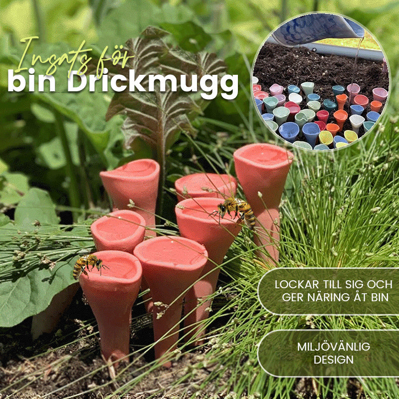 Ceramic Drinking Cup for Bees and Insects - Eco-Friendly Pollinator Hydration Solution