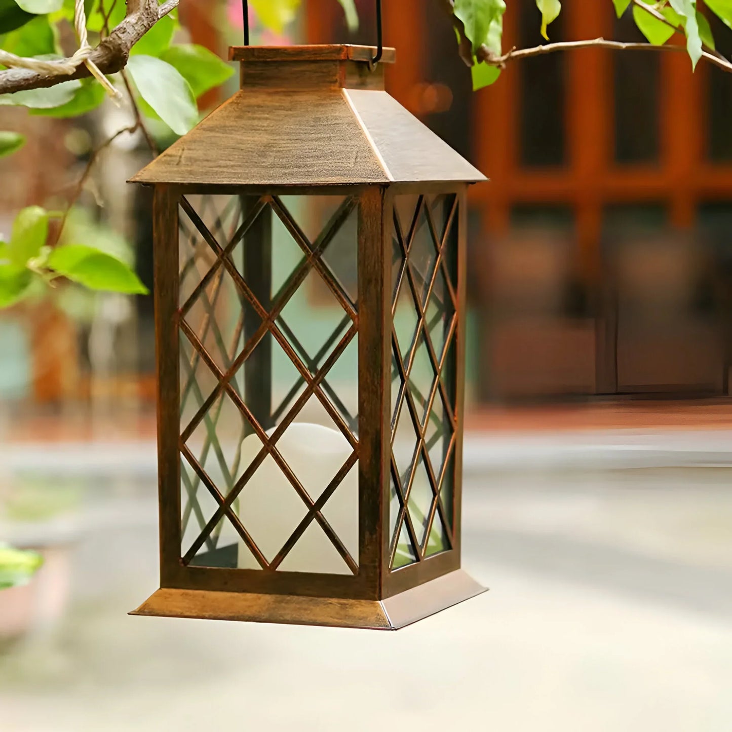 Vintage Solar Lantern for Garden and Patio