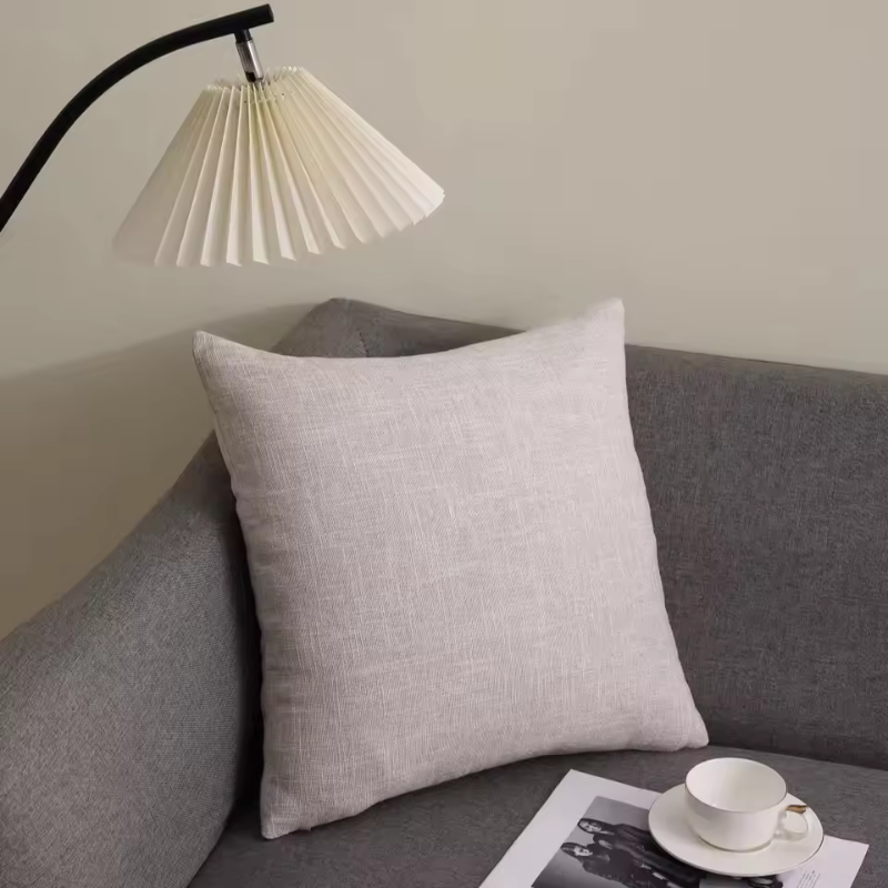 Cotton Linen Decorative Pillowcases for Sofa and Chair