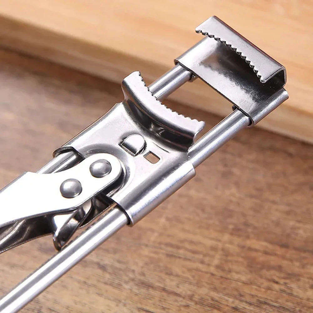 Adjustable Stainless Steel Jar Opener with Ergonomic Handle