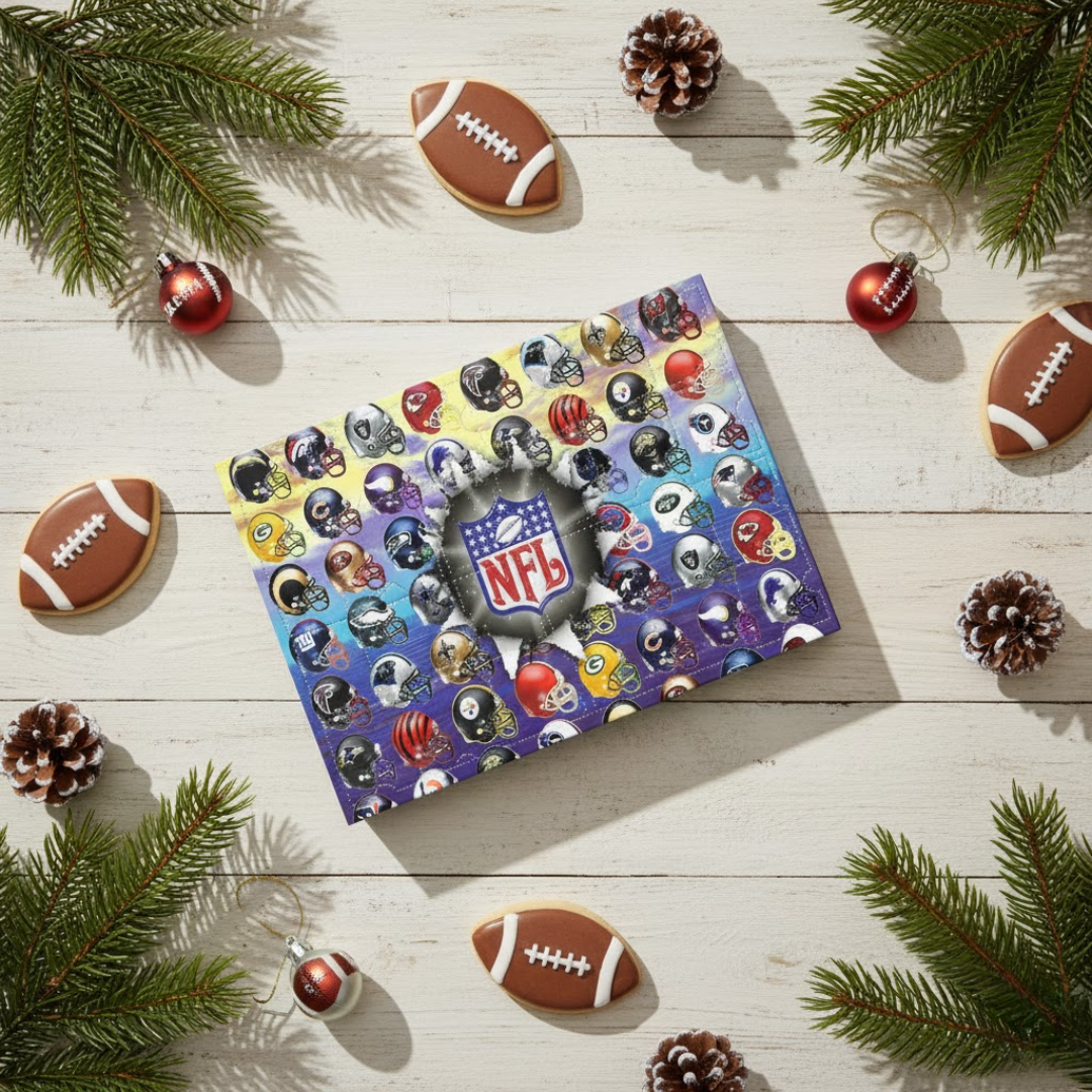 Football-Themed Advent Calendar with 24 Collectible Surprises