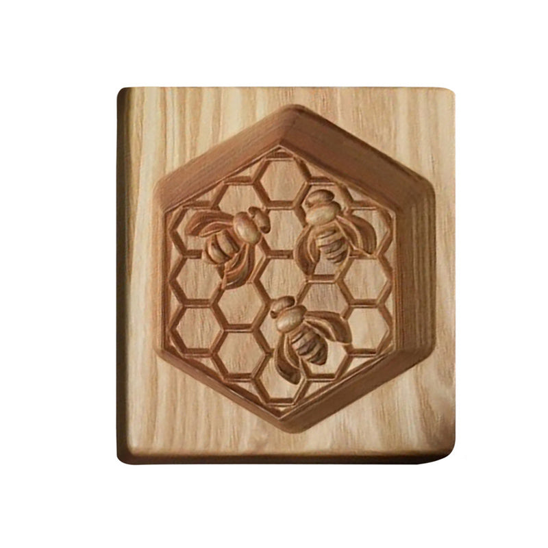 Wooden Cookie Cutter for Gingerbread and Pastries - Non-Stick Beech Wood Design