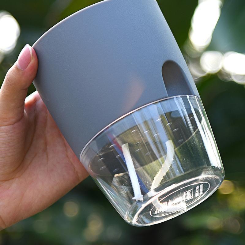 Self-Watering Eco-Friendly Flower Pot with Cotton Wick
