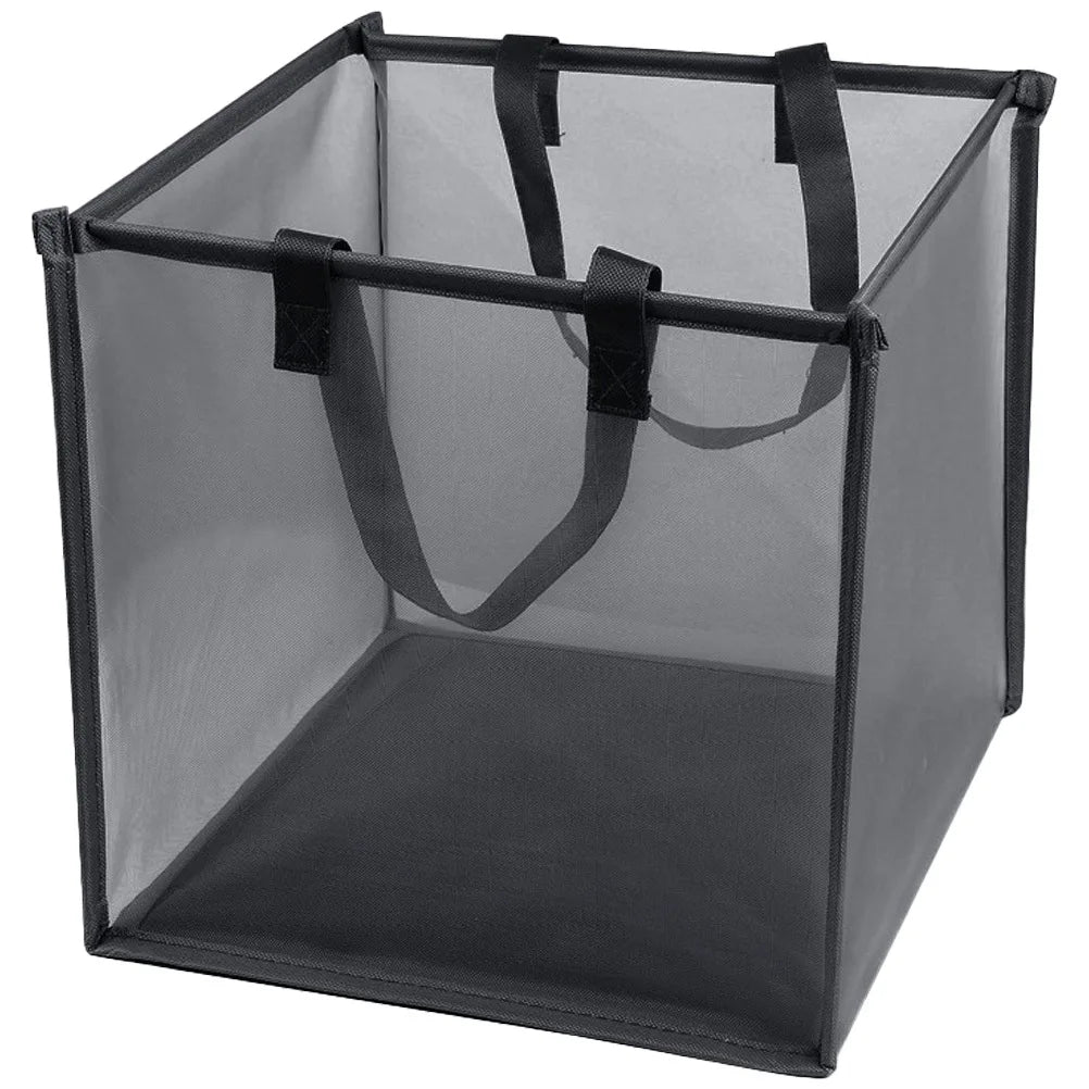 Foldable Mesh Laundry Hamper with Handles for Easy Storage
