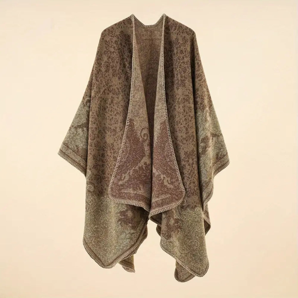 Baroque Jacquard Warm Blanket Shawl