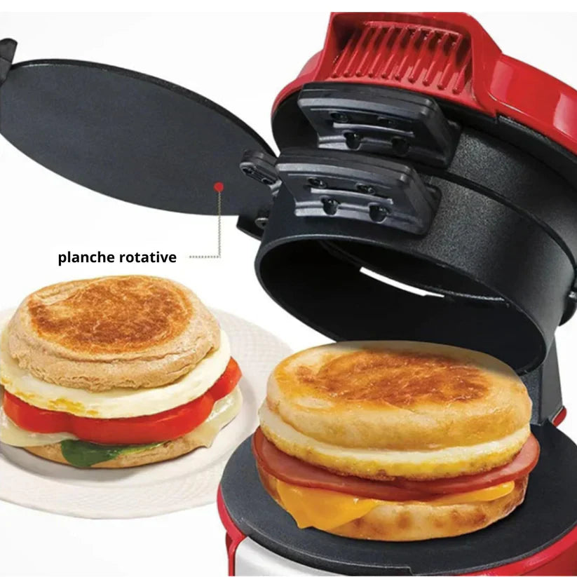 Manual Multifunctional Burger Press with Non-Stick Surface