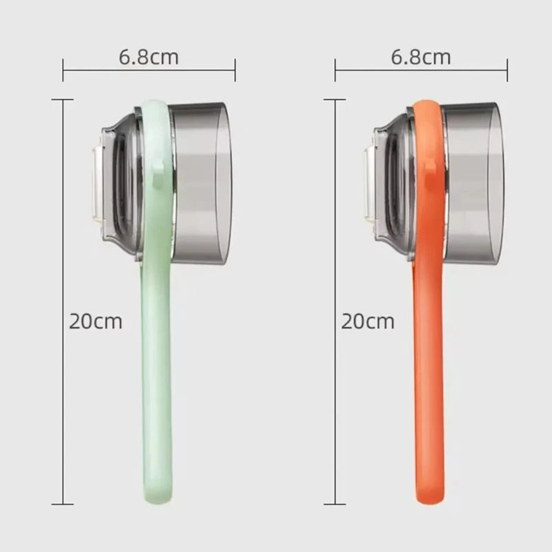 Ergonomic Vegetable Peeler with Built-In Scrap Storage