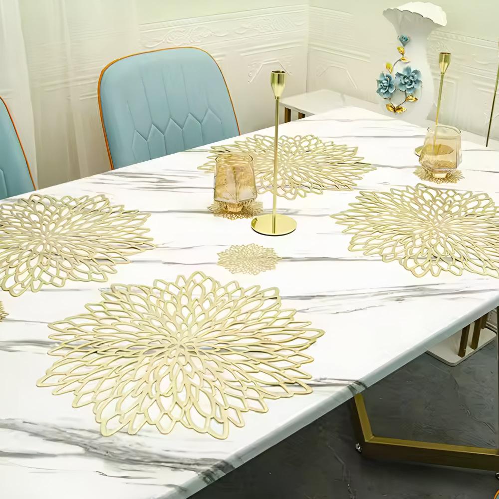Chrysanthemum Floral Heat-Resistant Placemat