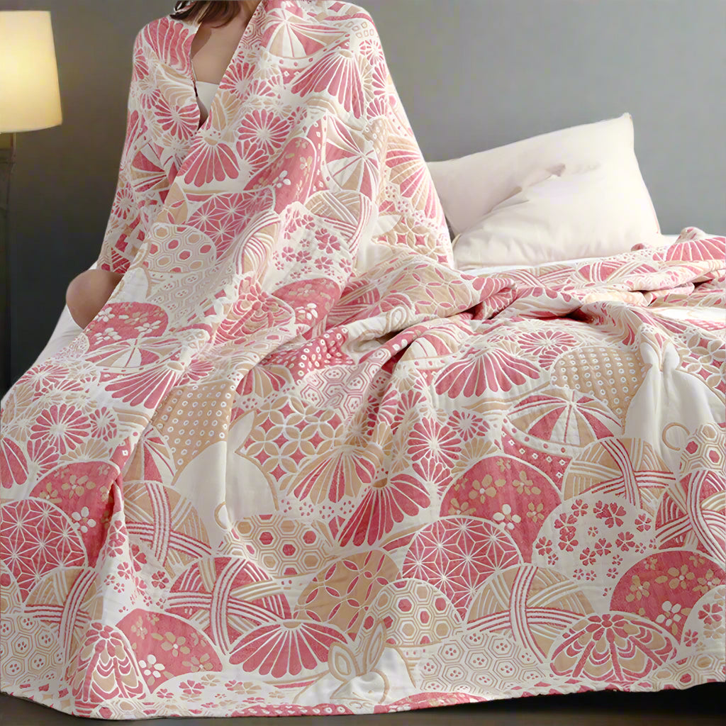 Four-Layer Breathable Cotton Blanket