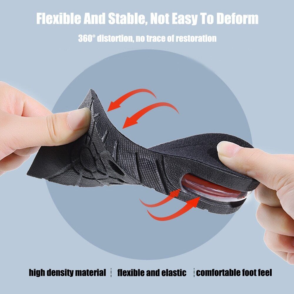 Adjustable Height Increase Insoles for Men and Women