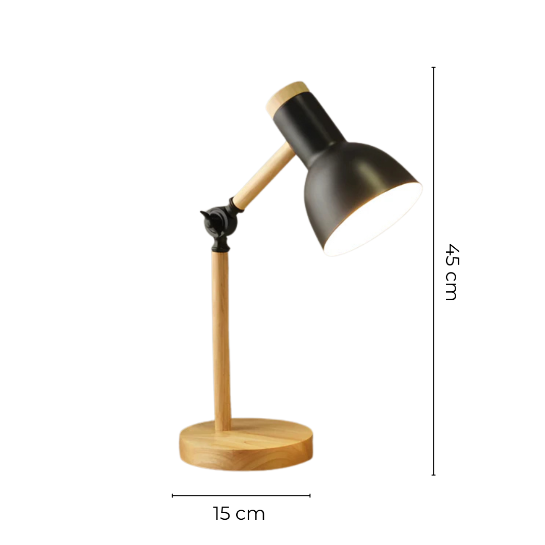 Adjustable Macaron Wood LED Table Lamp