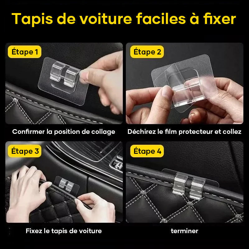 Car Floor Mat Fastening Hooks with Strong Adhesion