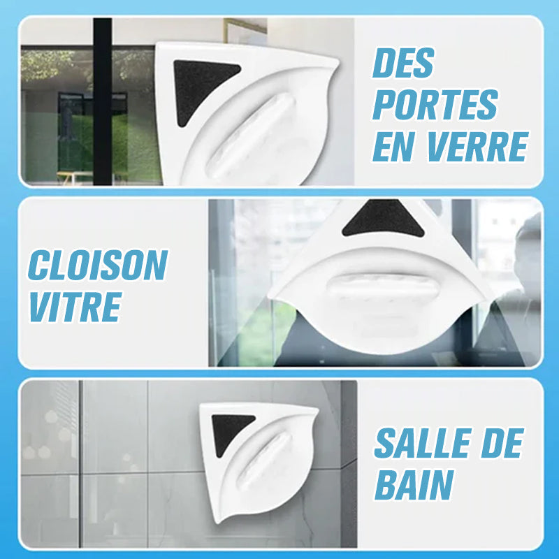 Magnetic Double-Sided Window Cleaner with Safety Cord