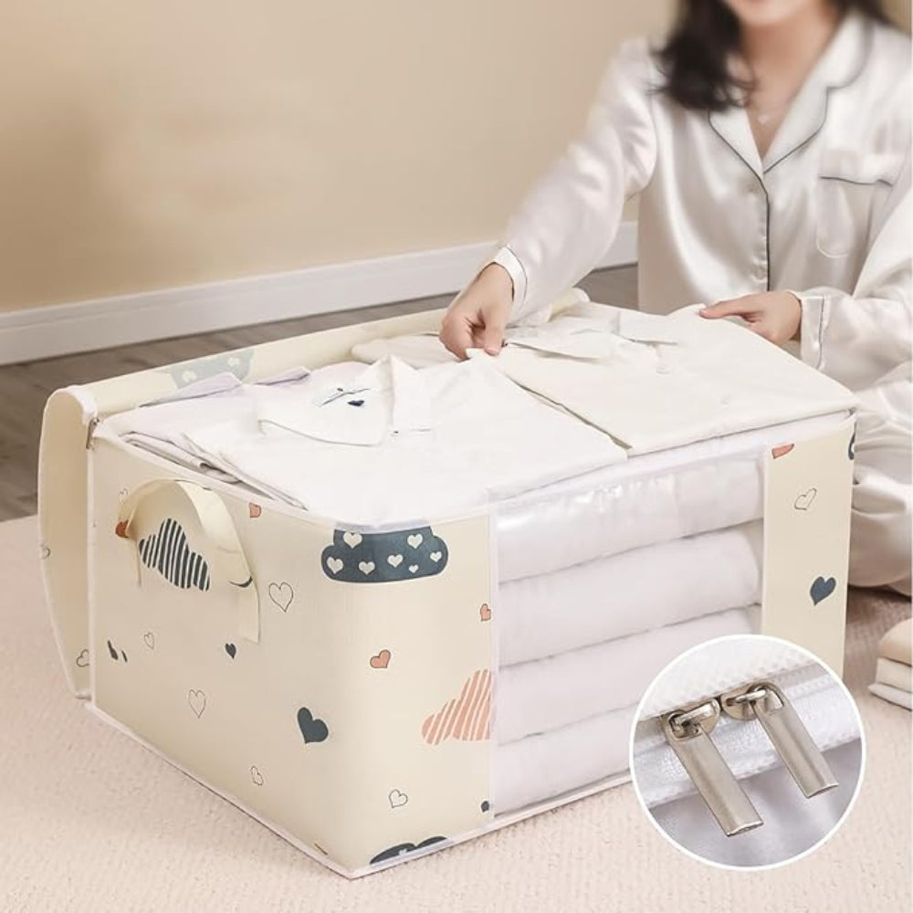 Durable Kids Clothes Storage Bag with Reinforced Handles