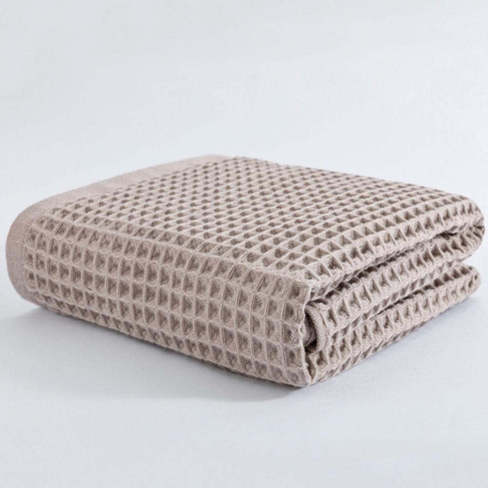Soft Waffle Cotton Bath Towel