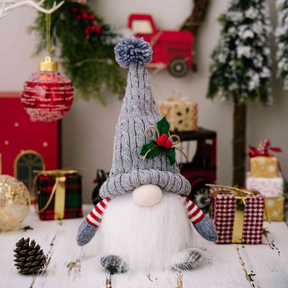 Light-Up Christmas Gnome Doll
