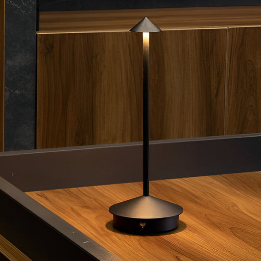 Rechargeable Dimmable USB Table Lamp - Modern Aluminum Design