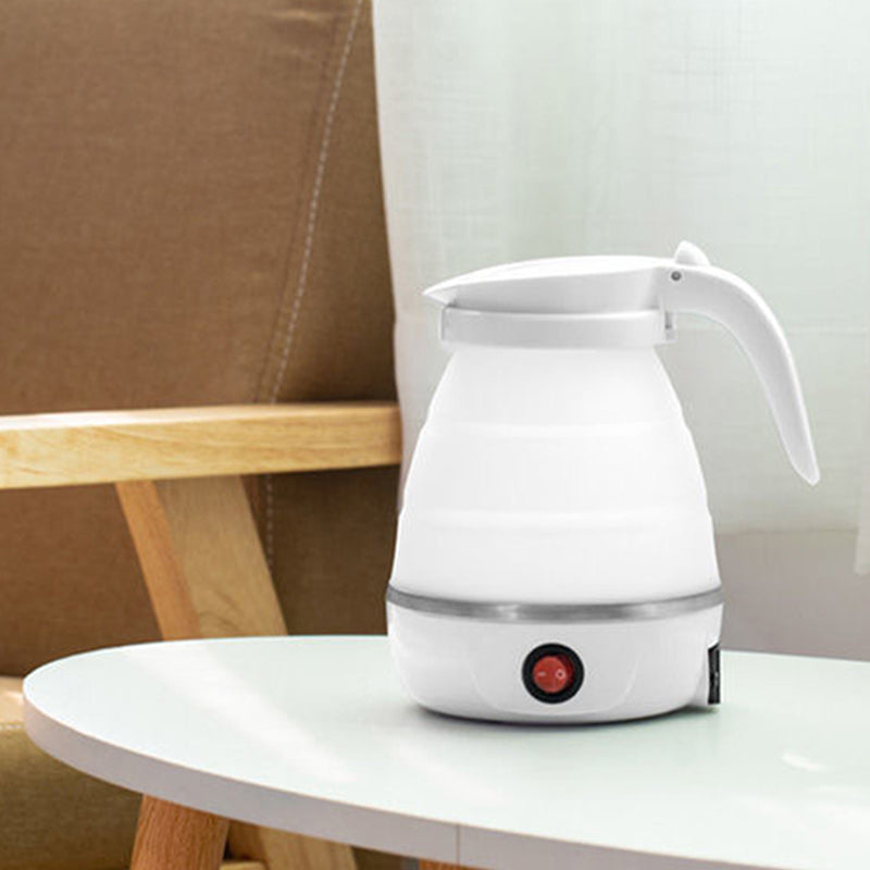 Portable Foldable Silicone Travel Kettle with Universal Plug