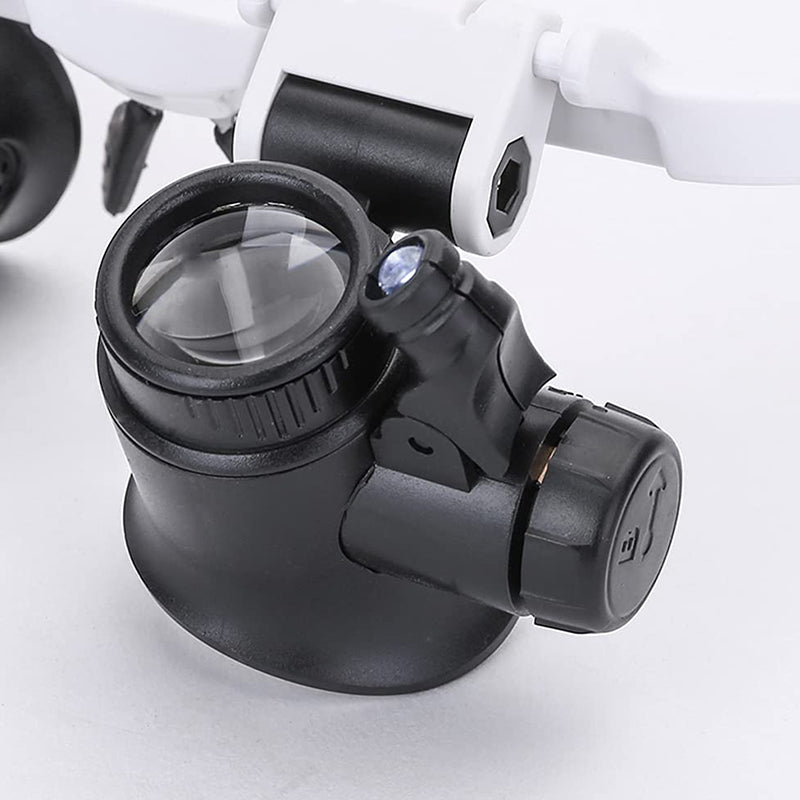 Magnifying Glasses with LED Lights and Adjustable Lenses
