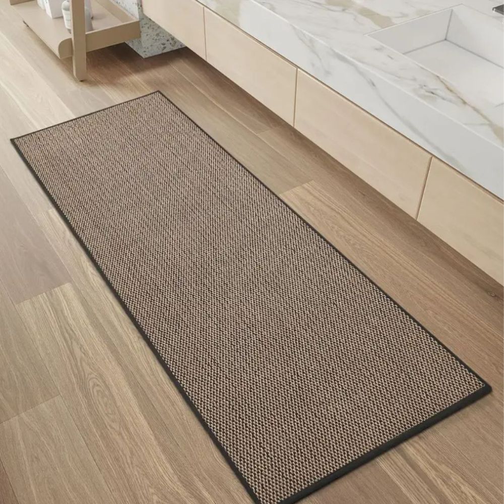 Non-Slip Braided Bath Mat with Soft Plush Feel