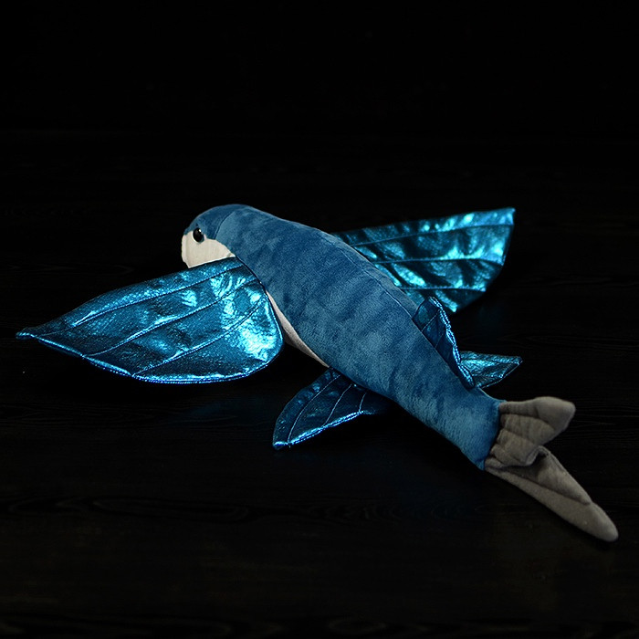 Flying Fish Plush Stuffed Toy with Winglike Fins