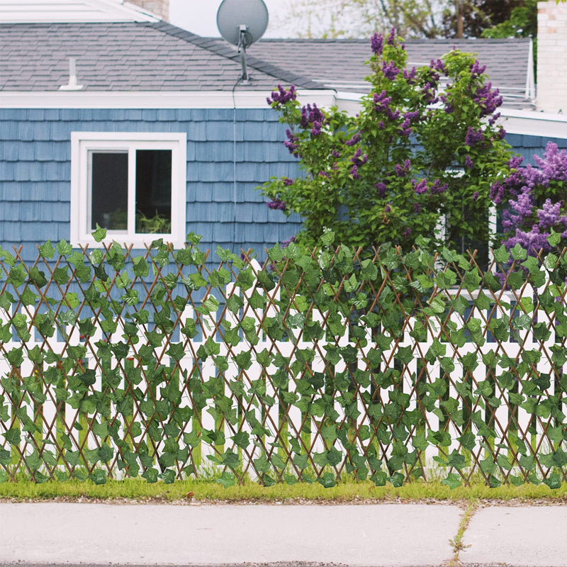 Expandable Artificial Ivy Privacy Fence Panel