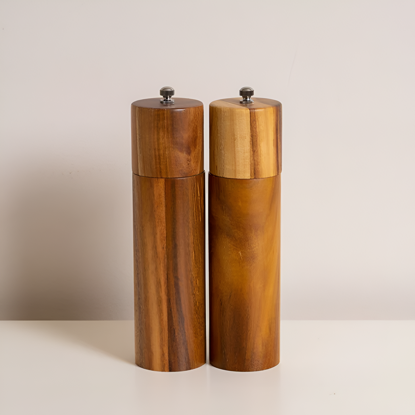 Acacia Wood Adjustable Spice Grinders