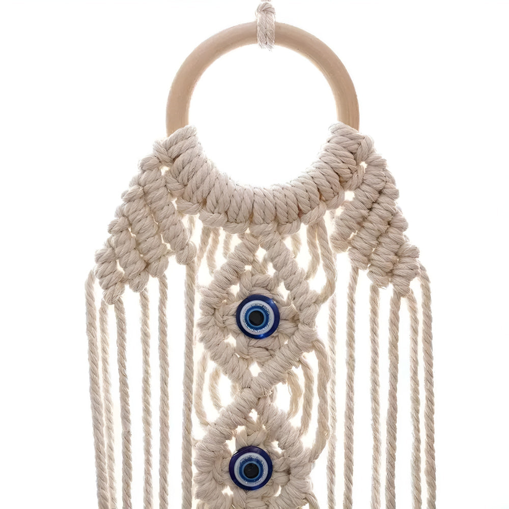 Evil Eye Macrame Wall Hanging Decor