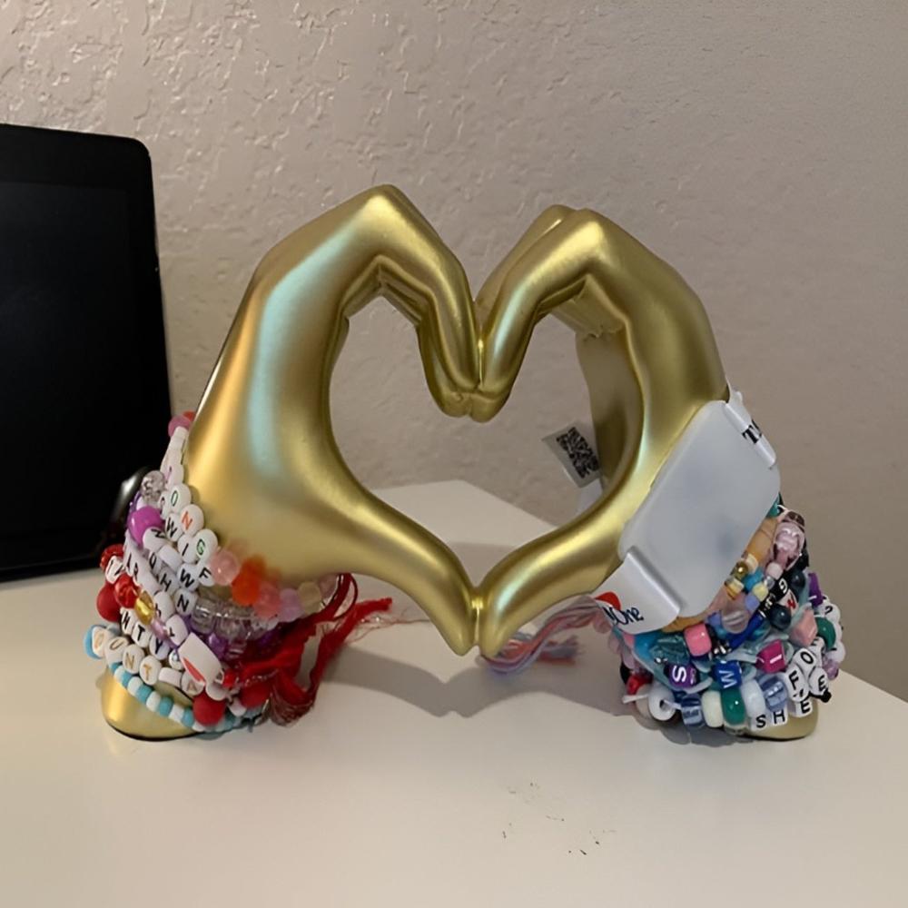 Heart-Shaped Love Hands Wall Art