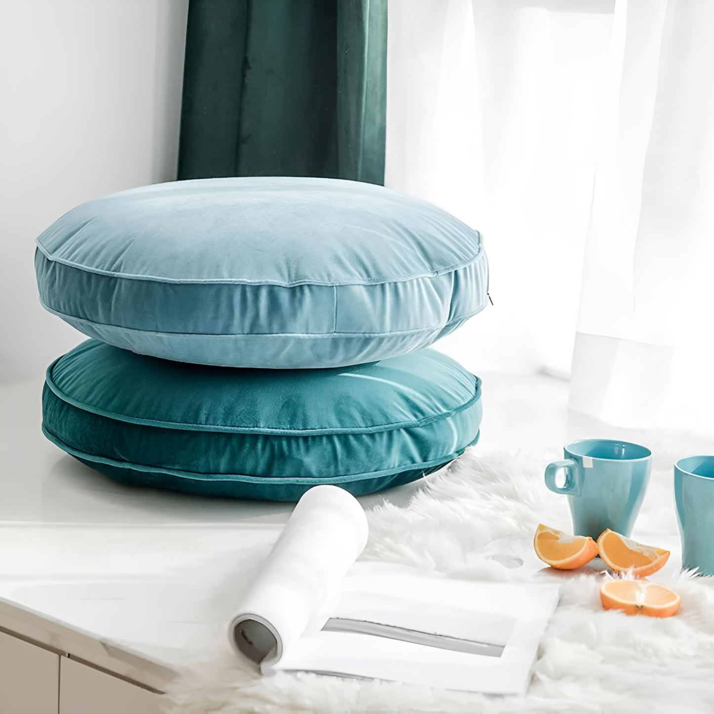 Luxe Velvet Round Cushion 18 Inch