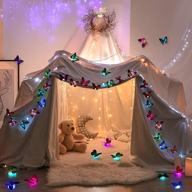 3D LED Butterfly Night Light Decoration