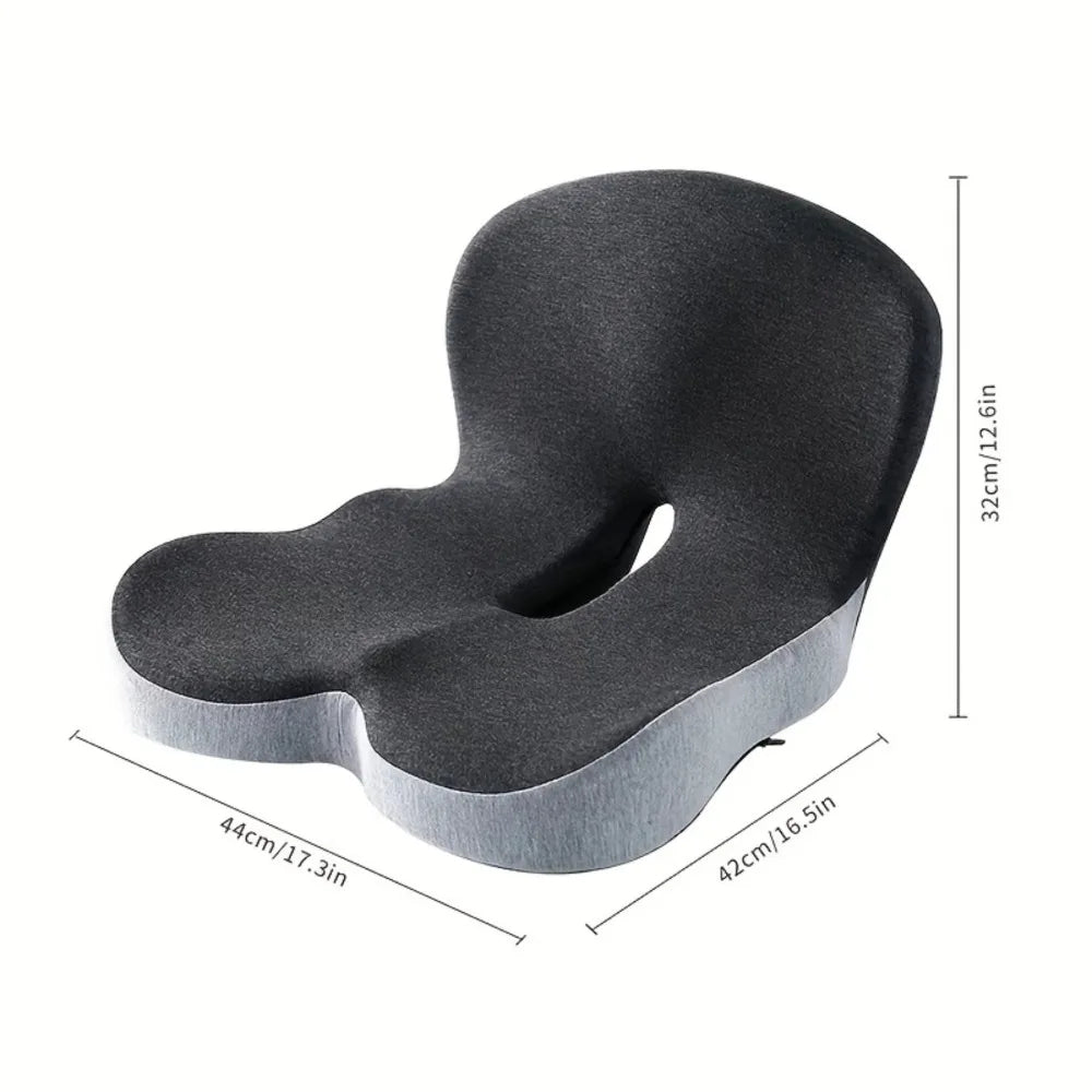 Ergonomic Memory Foam Lumbar Support Seat Cushion