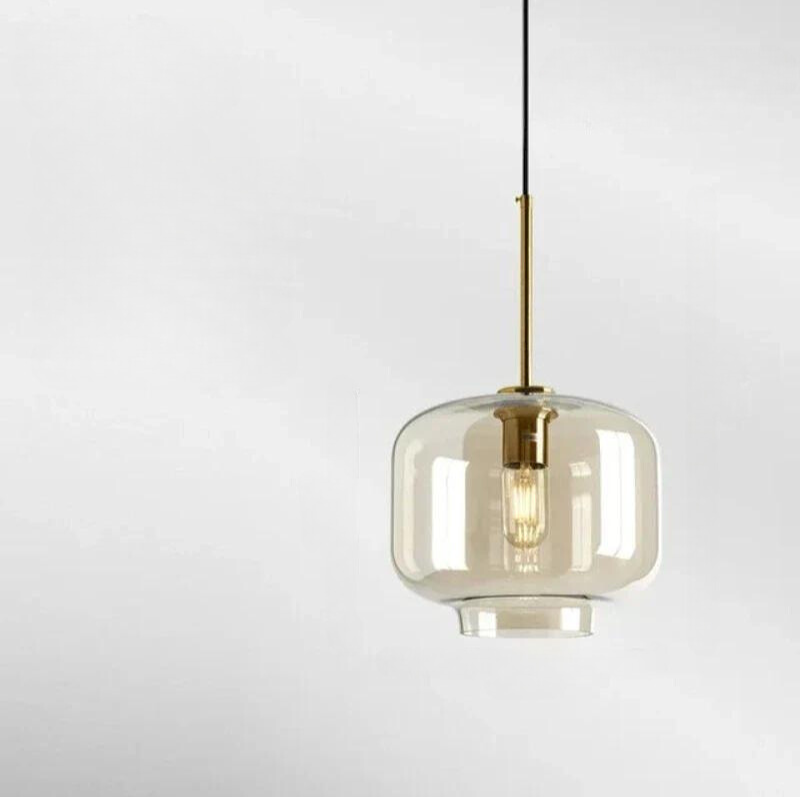 Modern Scandinavian Glass Pendant Light
