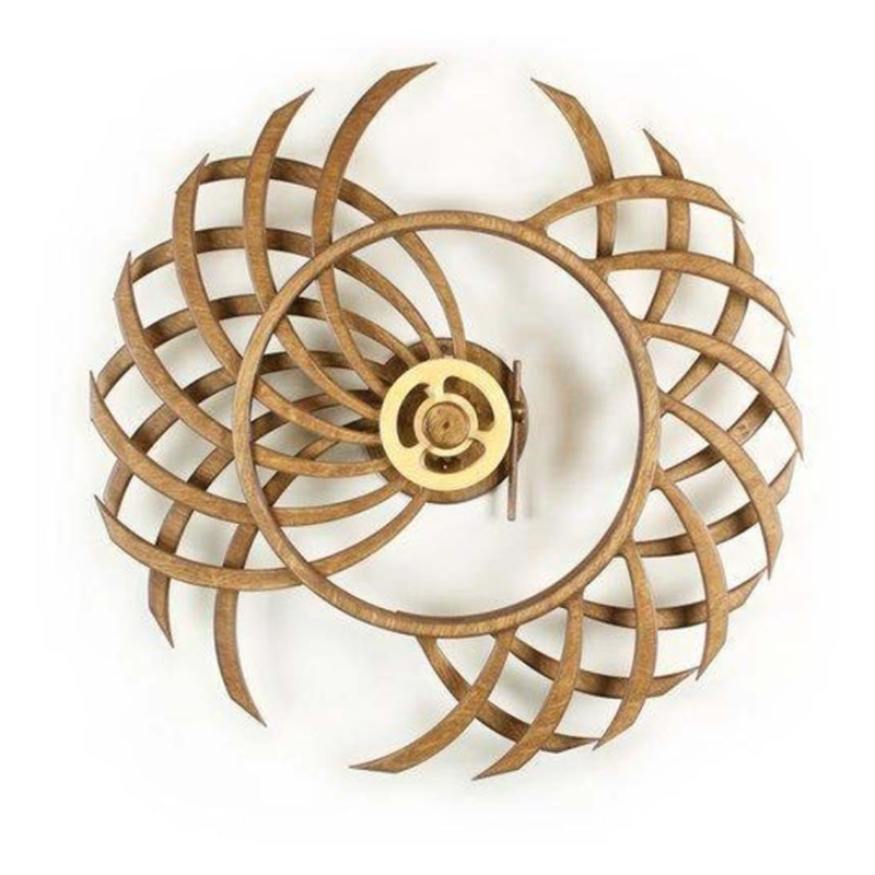 Handmade Kinetic Wooden Sculpture - Boomerang or Vice Versa Design