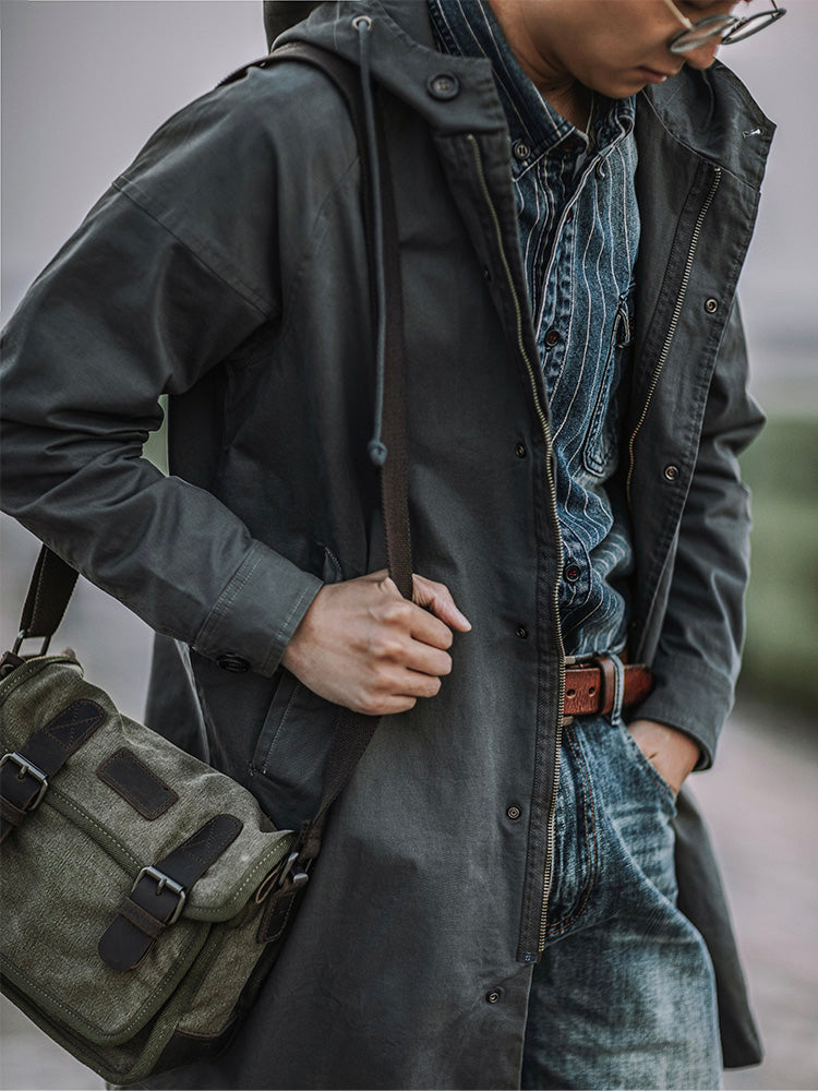 Hooded M51 Parka Shell with Adjustable Cuffs
