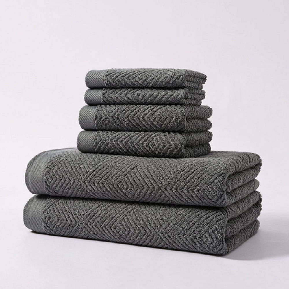 Supreme Soft Cotton Towel Set - 6 Piece Luxury Collection