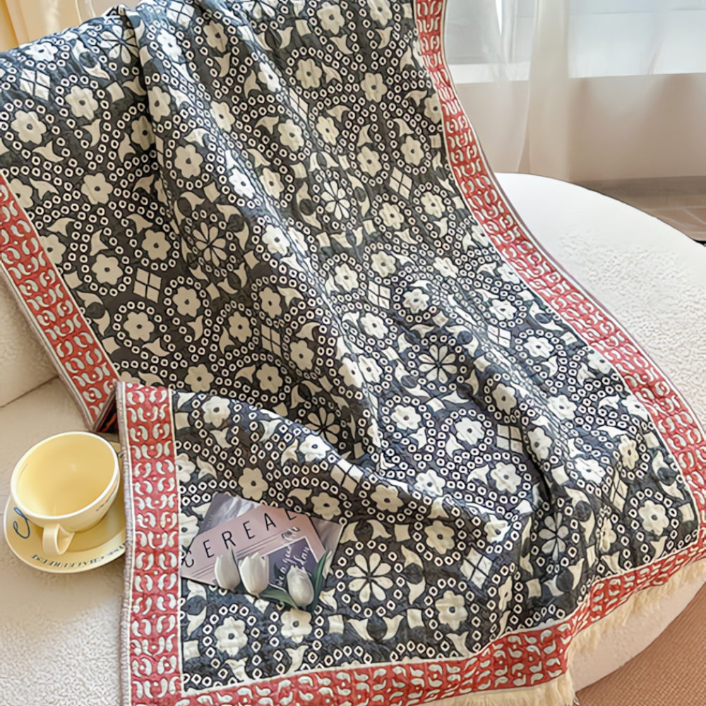 Midnight Swirls Soft Cotton Bath Towel