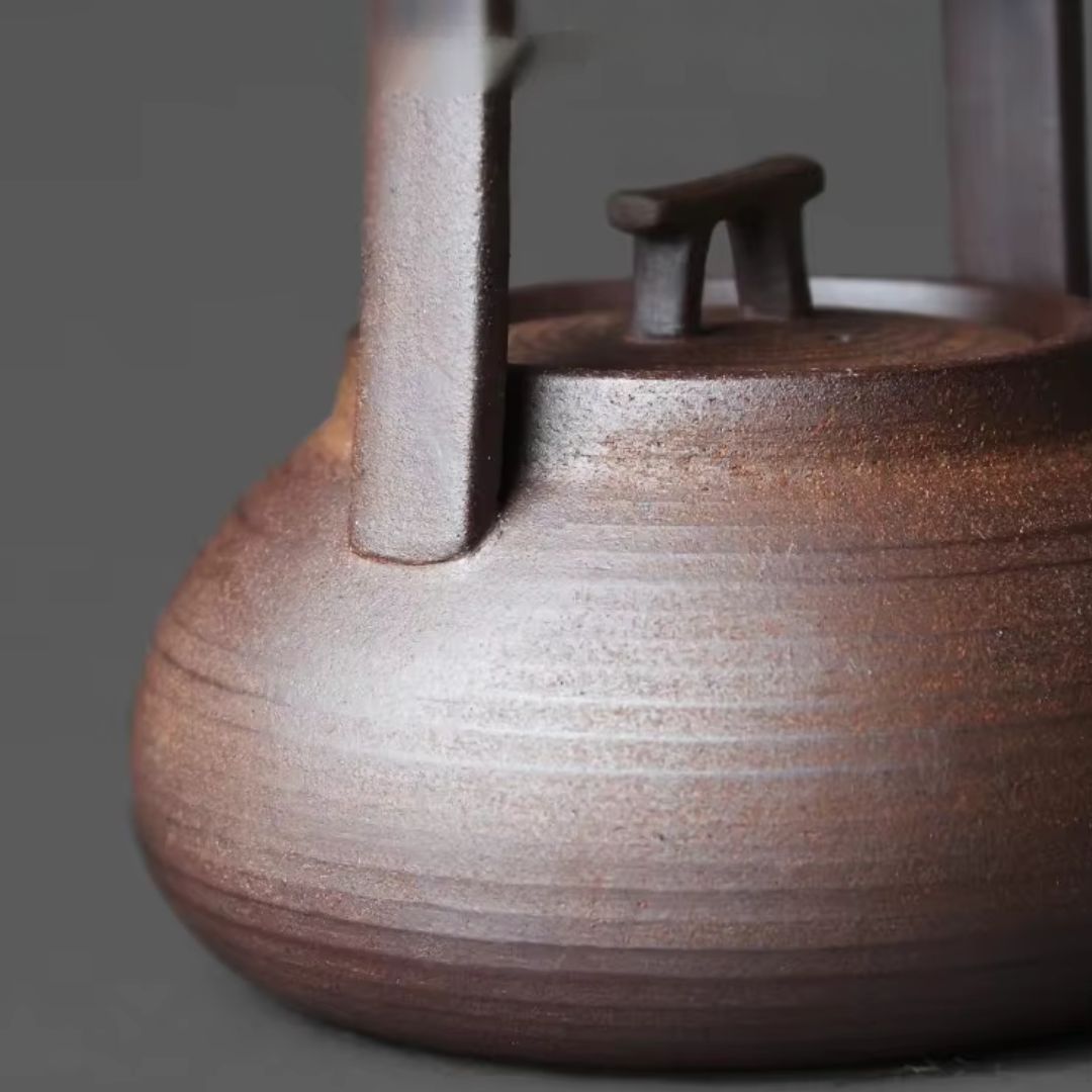 Ceramic Teapot with Warmer for Cozy Tea Moments