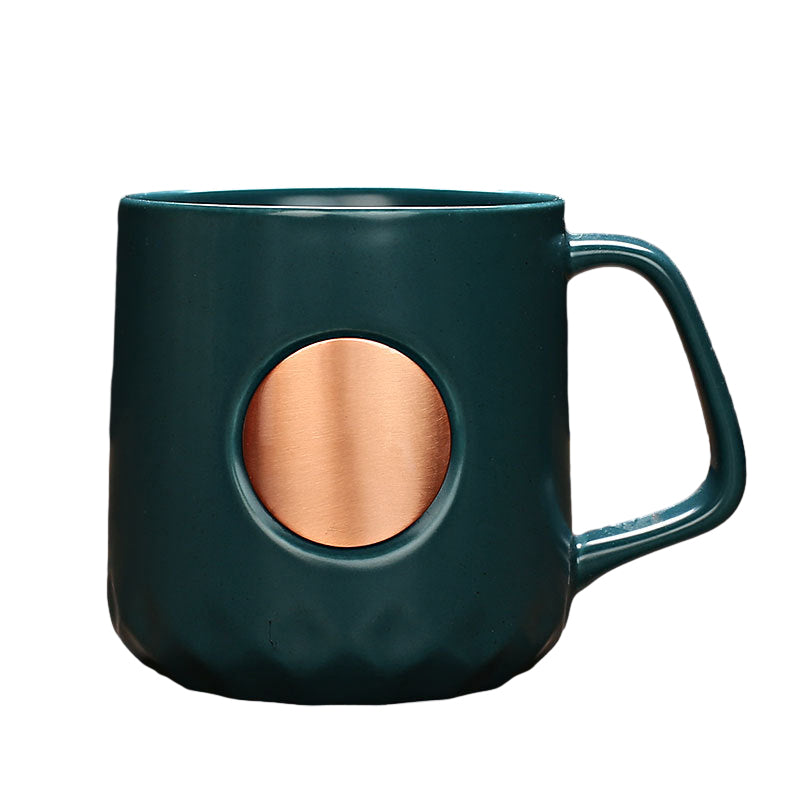 Ceramic Bronze Coffee Mug - Versatile Hot Beverage Cup