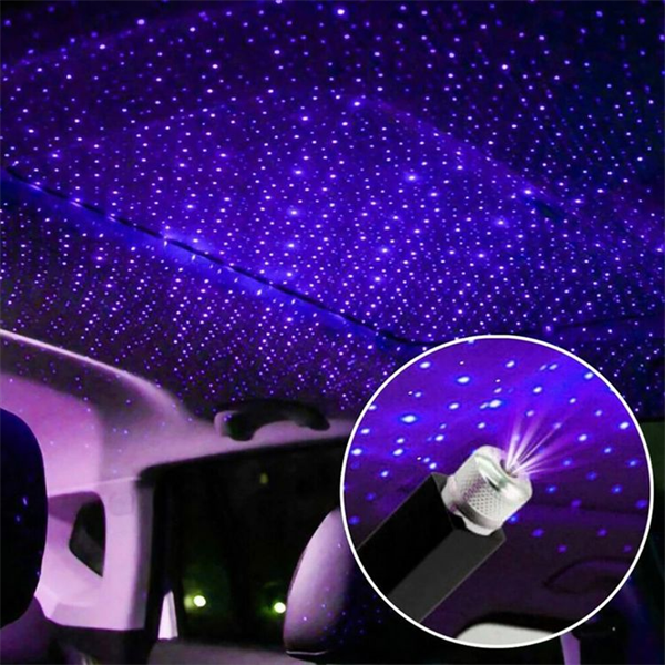 Colorful USB Starlight Projector Night Light for Car and Home