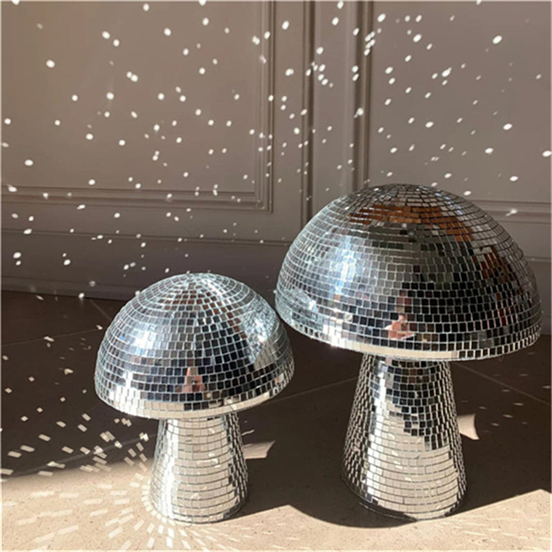 Mushroom Shaped Disco Ball Table Decoration