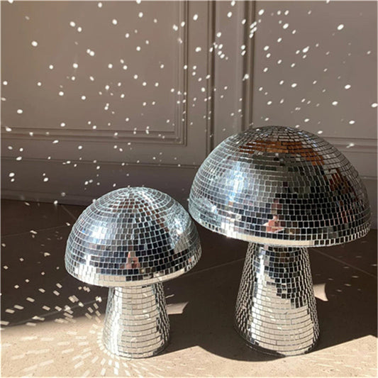 Mushroom Shaped Disco Ball Table Decoration