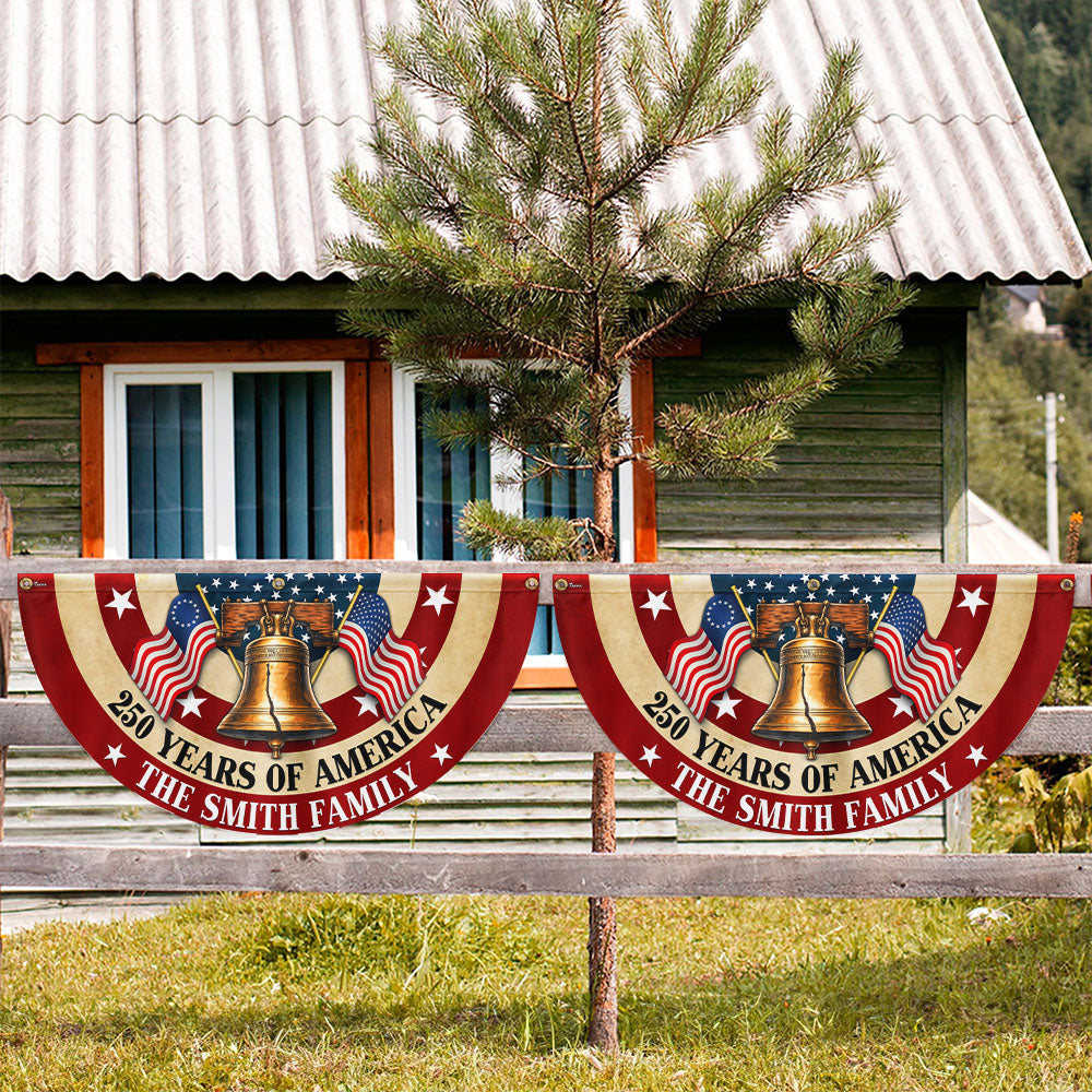 Personalized 250th Anniversary Betsy Ross Fan Flag