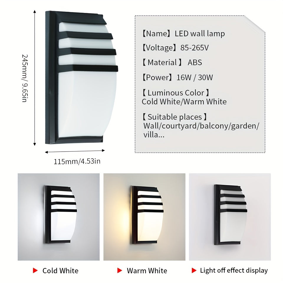 Waterproof LED Outdoor Wall Light for Garden and Porch