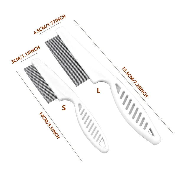 Stainless Steel Flea and Tear Stain Comb for Pets