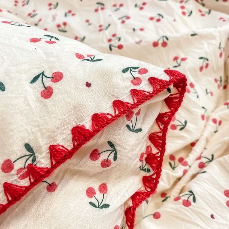 Floral Duvet Cover Bedding Set with Pillowcases