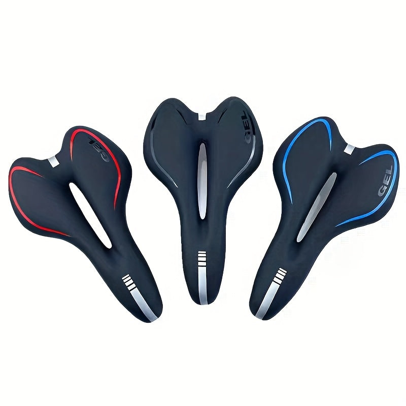 Ergonomic Breathable Bicycle Saddle with Ventilation Hole