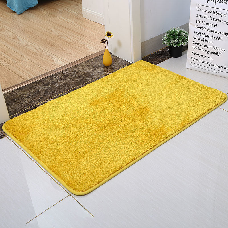 Solid Color Tufted Non-Slip Bath Mat